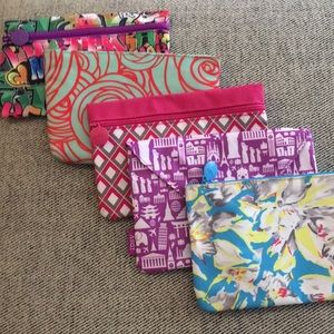 Five ipsy makeup bags